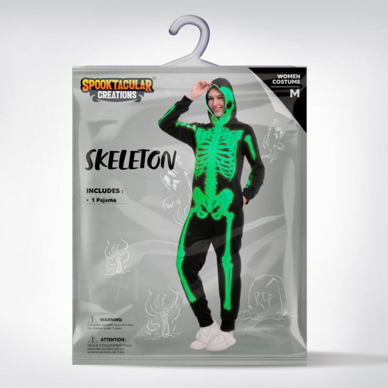 Disfraz Esqueleto que Brilla en la Oscuridad – Spooktacular Creations