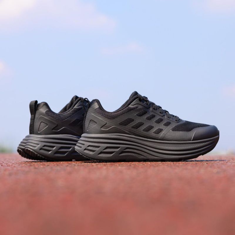 Zapatillas de caminar NORTIV 8 negras de 25 cm para mujer