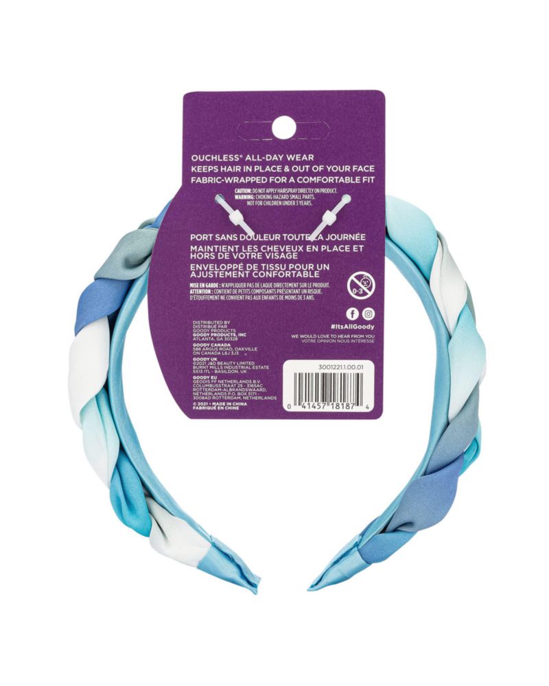 Diadema GOODY Azul Acuarela Ajuste Cómodo Todo el Día