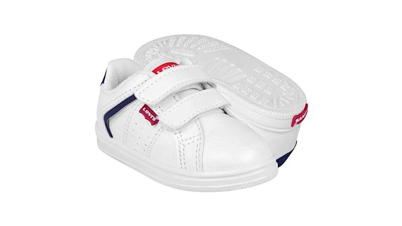 TENIS NIÑO LEVI´S 405340019 SIMIPIEL BLANCO