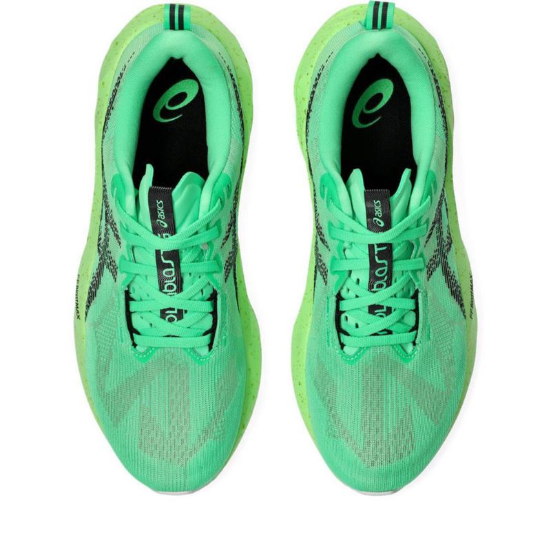 Zapatilla para hombre ASICS Novablast 5 Vital Green Black talla 13 US