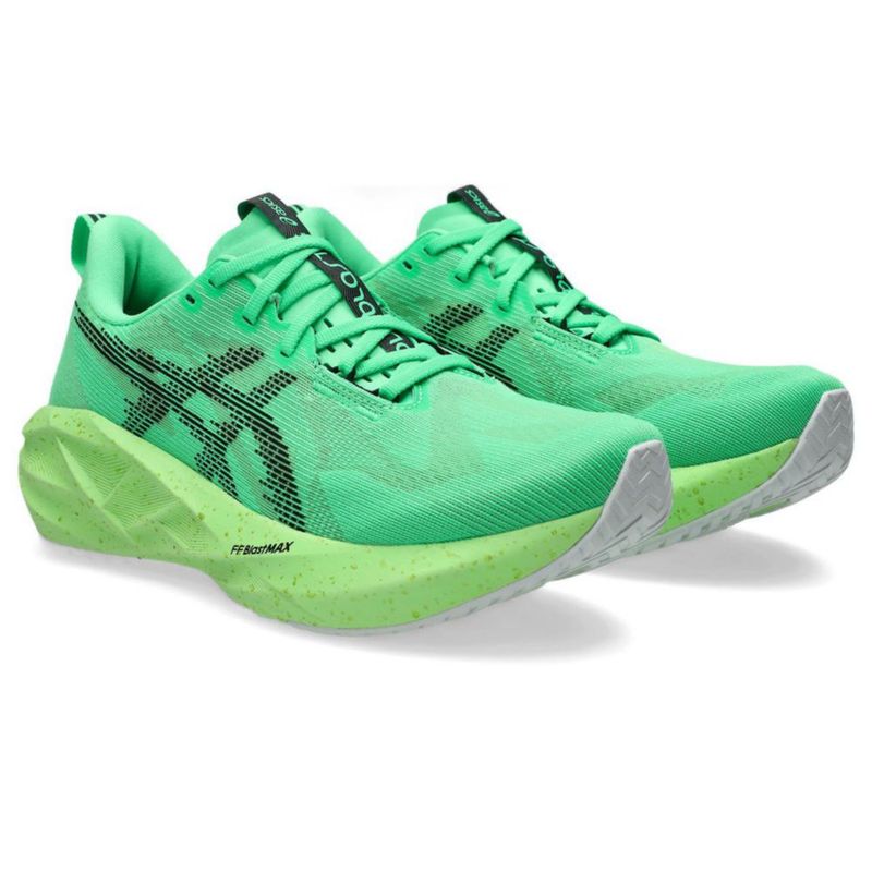 Zapatilla para hombre ASICS Novablast 5 Vital Green Black talla 13 US