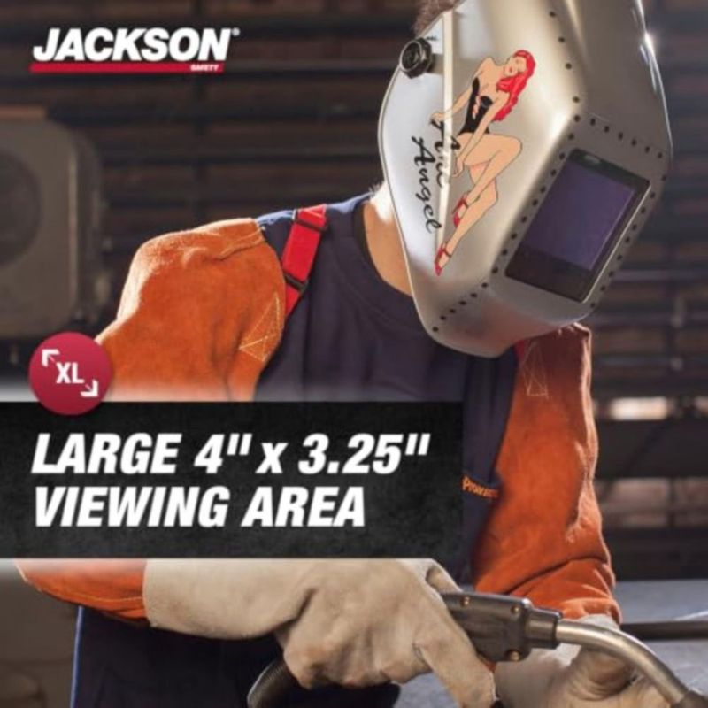 Casco de soldadura Jackson con capucha ADF ANSI Z87.1
