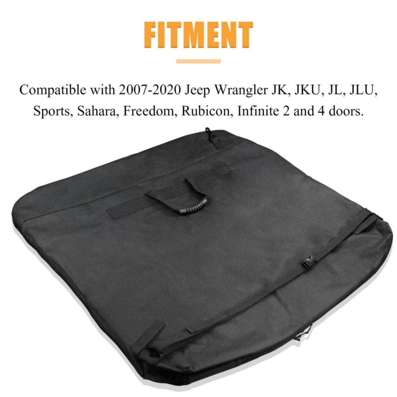 Bolsa de almacenamiento Mekar para Jeep Wrangler JK JL JLU Gladiator