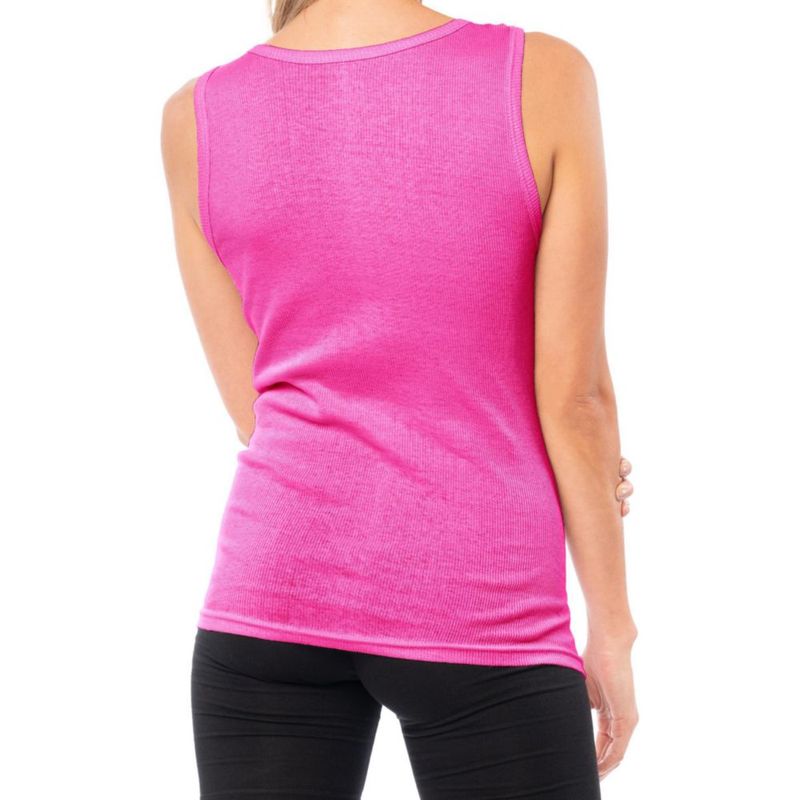 Top de tirantes Sexy Basics 100% algodón ribeteado - Pack múltiple