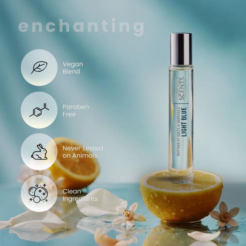 Fragancia Perfect Scents inspirada en Light Blue (Roll‑on)