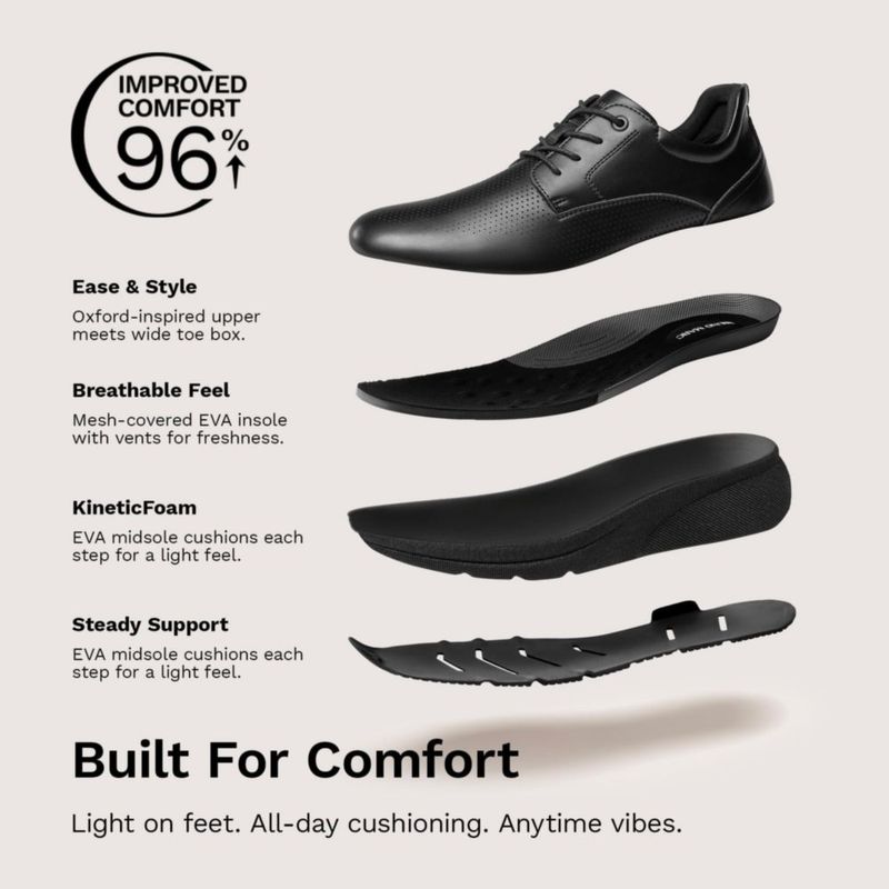 Zapatillas Bruno Marc 27 cm Todo Negro MaxFlex ActiveMetro