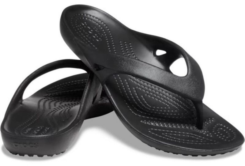 Chanclas Crocs Kadee II negras talla 6 M