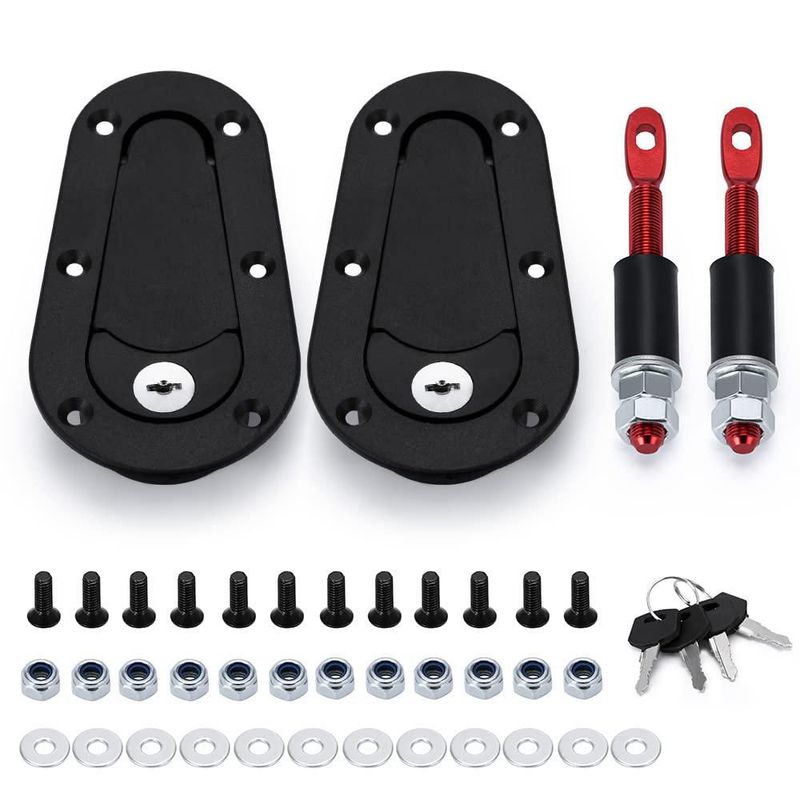Kit Negro Universal de Carrera Hypertune para Cierre de Capó