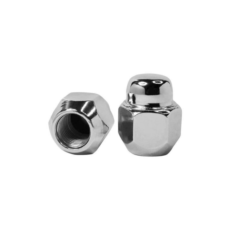 Juego de 4 piezas de tuercas y pernos de rueda Mysttoo M12x1.25 cromo 48 mm