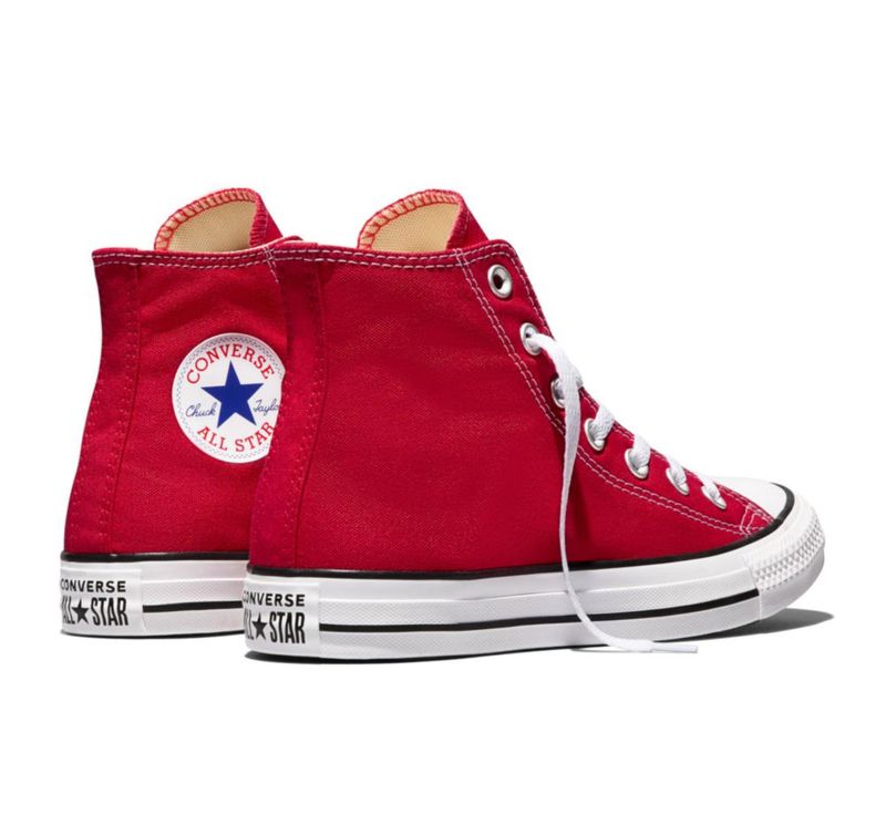 Zapatillas Converse Chuck Taylor Rojo de Caña Alta 6.5 Mujer/4.5 Hombre