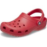 Zapatilla tipo clog Crocs Rojo Varsity 15 Mujer / 13 Hombre