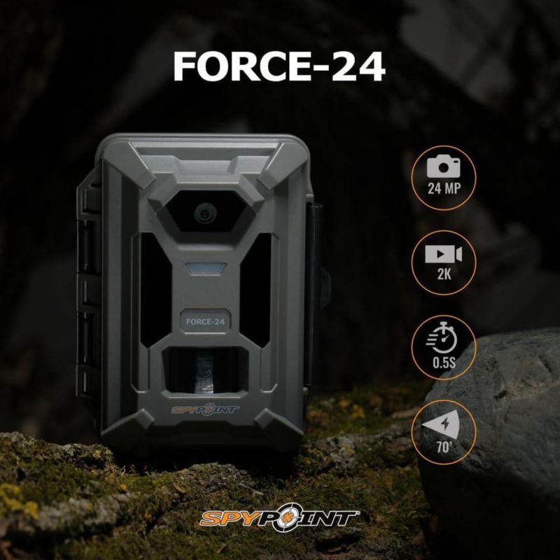 Cámara de Caza SPYPOINT Force-24 24MP Video 2K Paquete Doble