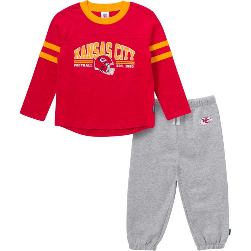 Conjunto Gerber Chiefs 2T Camiseta y Pantalón de Chándal para Bebé