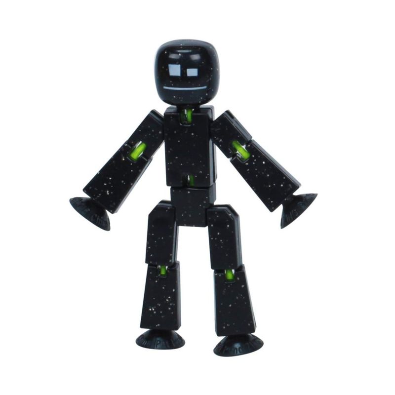 Figura de Juguete Zing StikBot Individual Negro Brillante