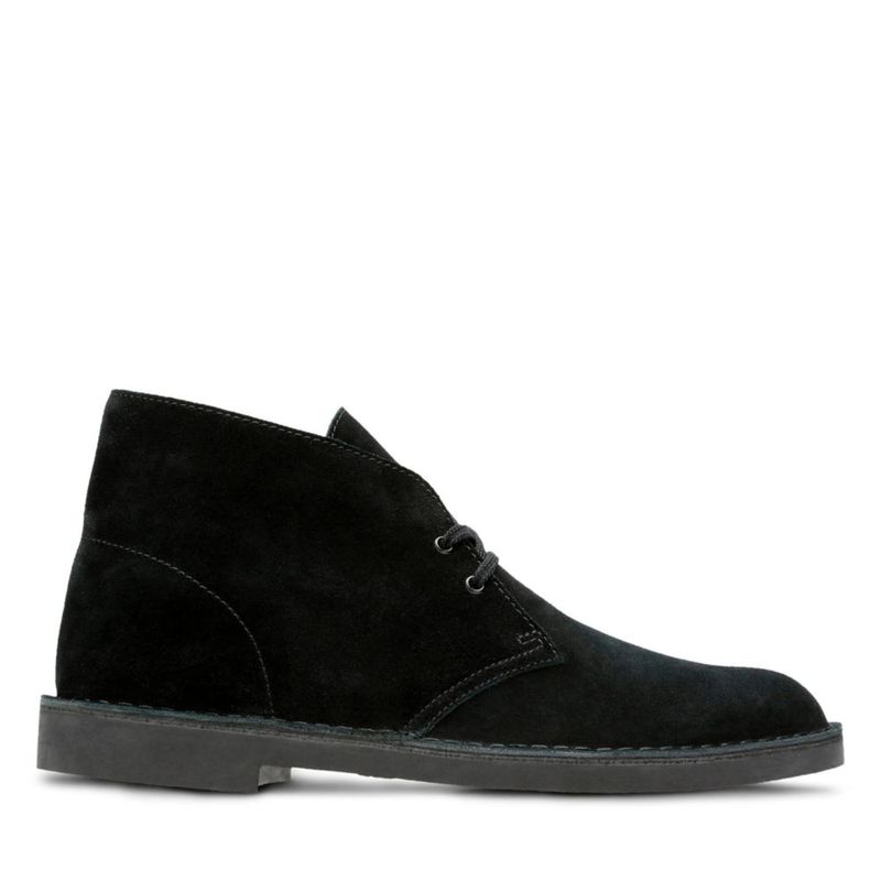 BOTAS Clarks Bushacre 2 negro gamuza 29 cm ancho