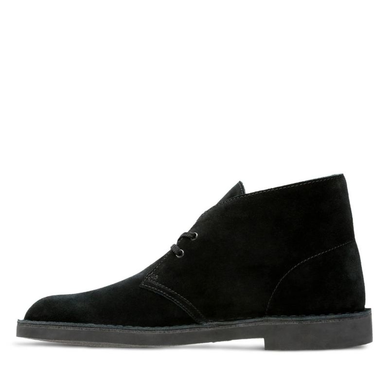 BOTAS Clarks Bushacre 2 negro gamuza 29 cm ancho