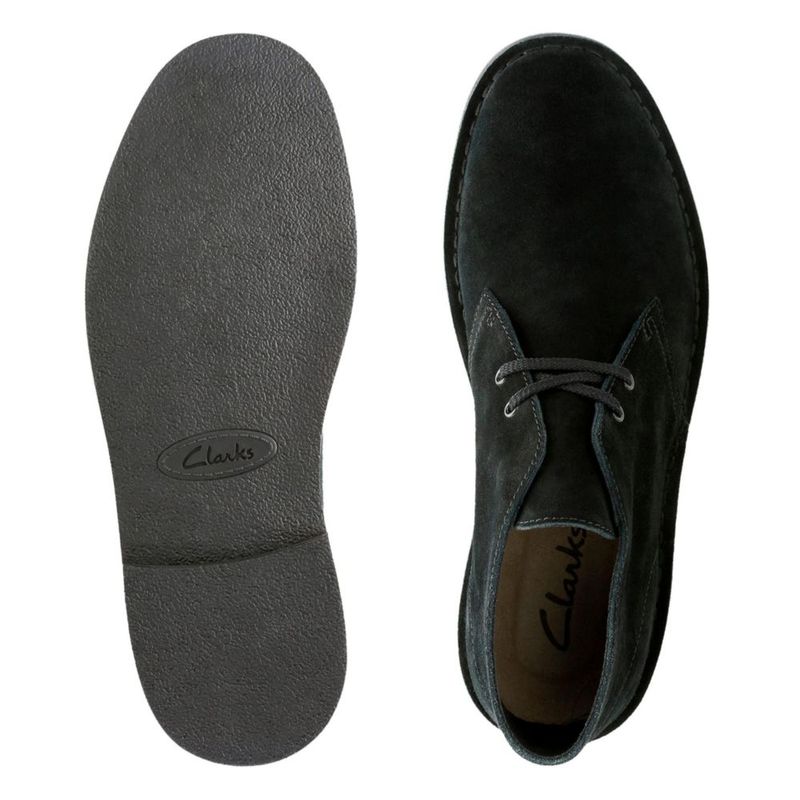 BOTAS Clarks Bushacre 2 negro gamuza 29 cm ancho