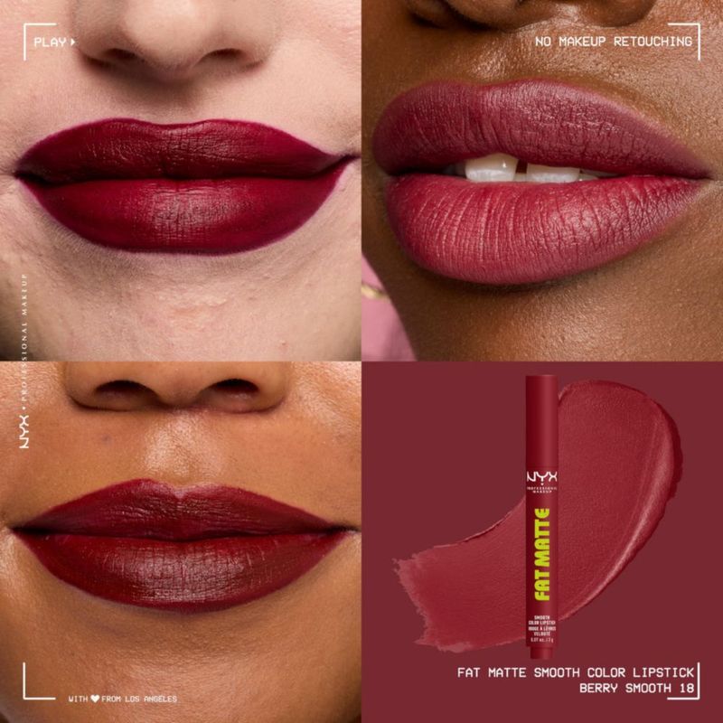 Labial NYX PROFESSIONAL MAKEUP Berry Smooth 2 g