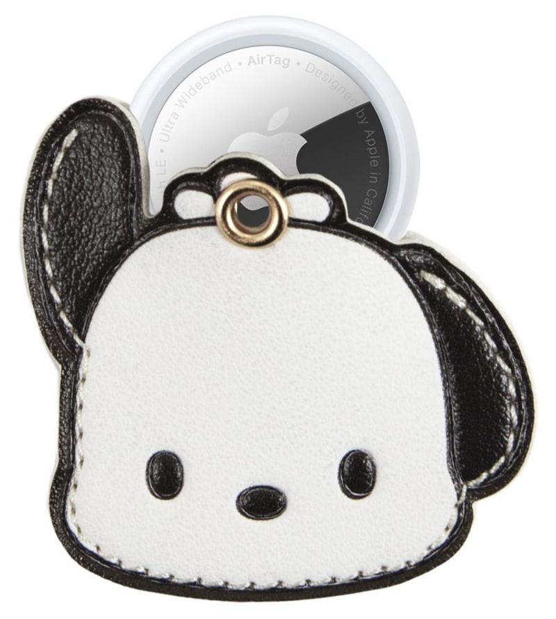 Llavero Sonix con funda para AirTag – personaje Pochacco
