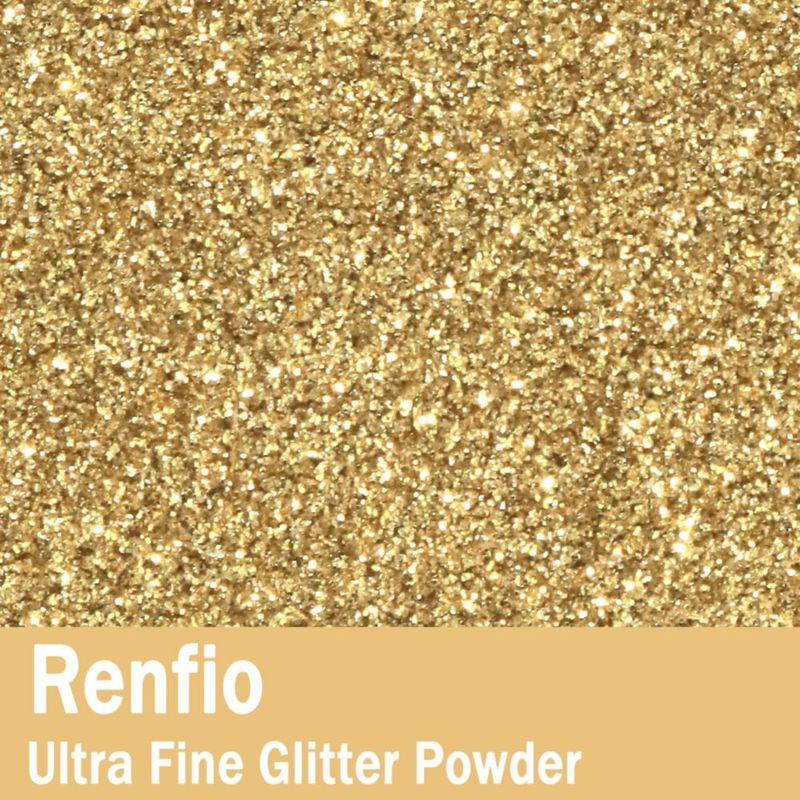 Polvo de Glitter Metálico Ultra Fino Renfio 60 g