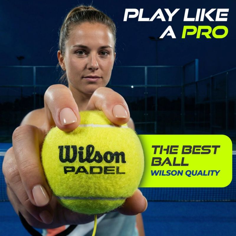 Set de Entrenamiento de Pádel MOVEMATE con Pelota Wilson y Bolsa