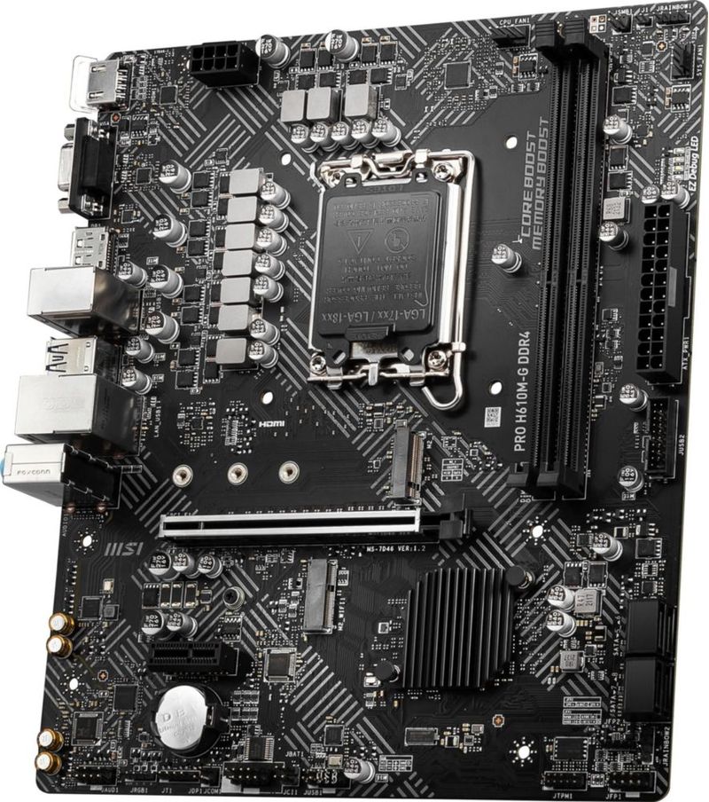 Placa base MSI PRO H610M-G DDR4 LGA 1700