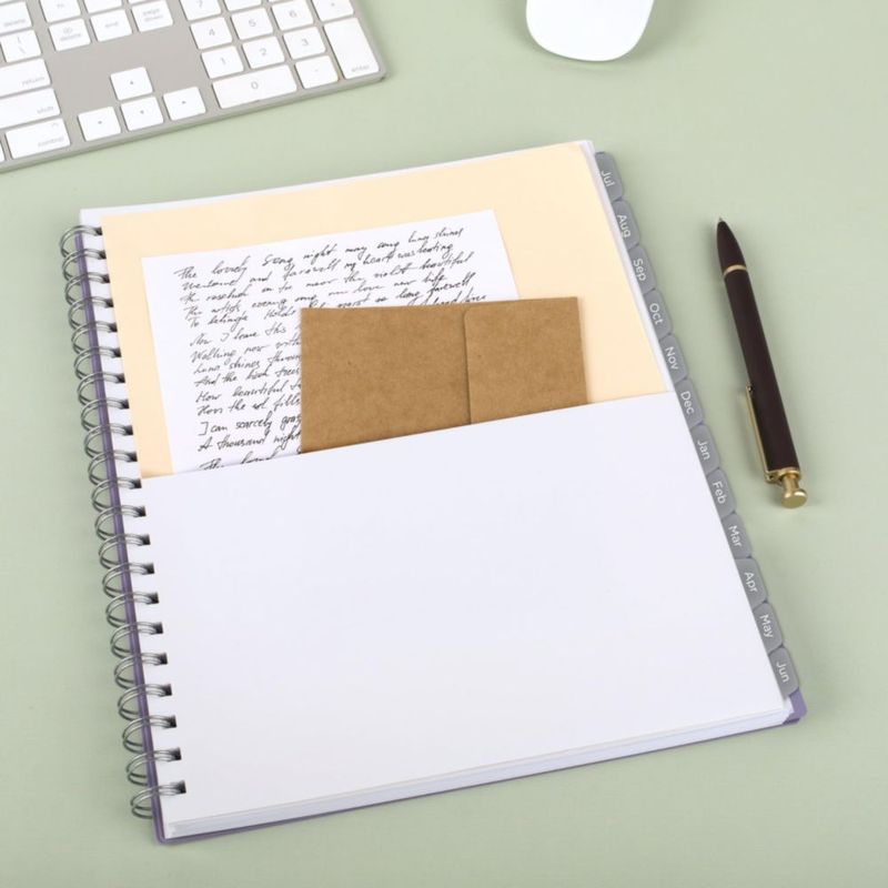 Agenda académica Mead 21x28 cm Lila 2026‑2027