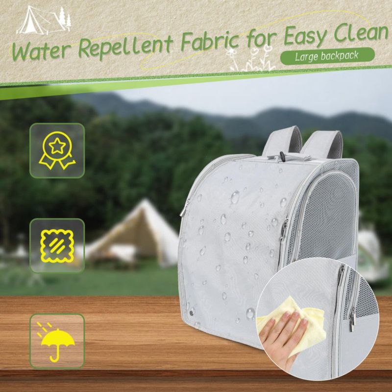 Mochila Transportadora para Aves Sanmoncare Impermeable con 2 Perchas