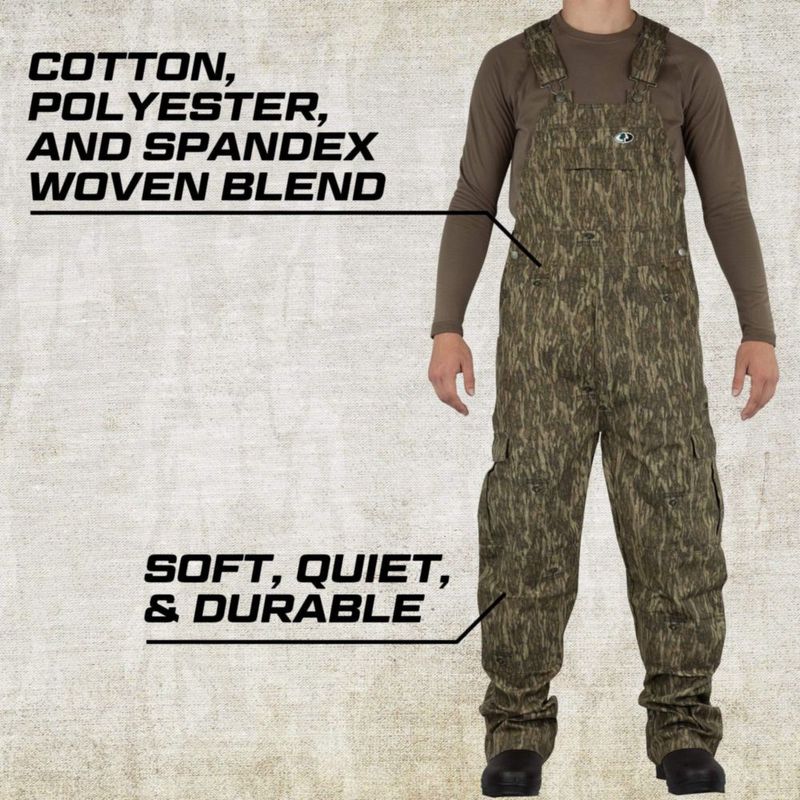 OVEROL Mossy Oak talla Grande con camuflaje Bottomland