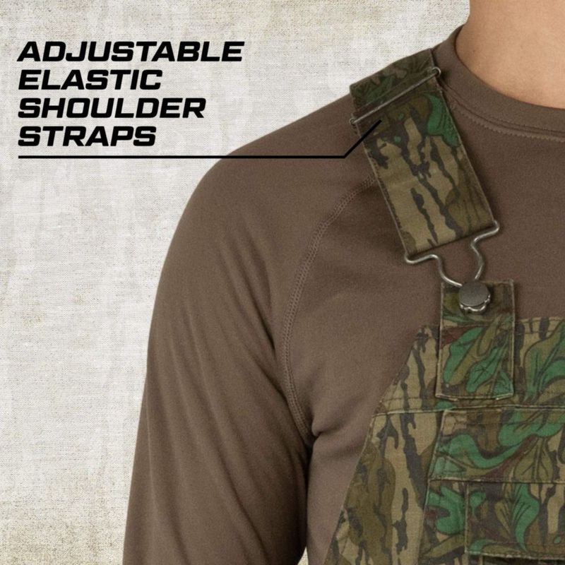 OVEROL Mossy Oak talla Grande con camuflaje Bottomland