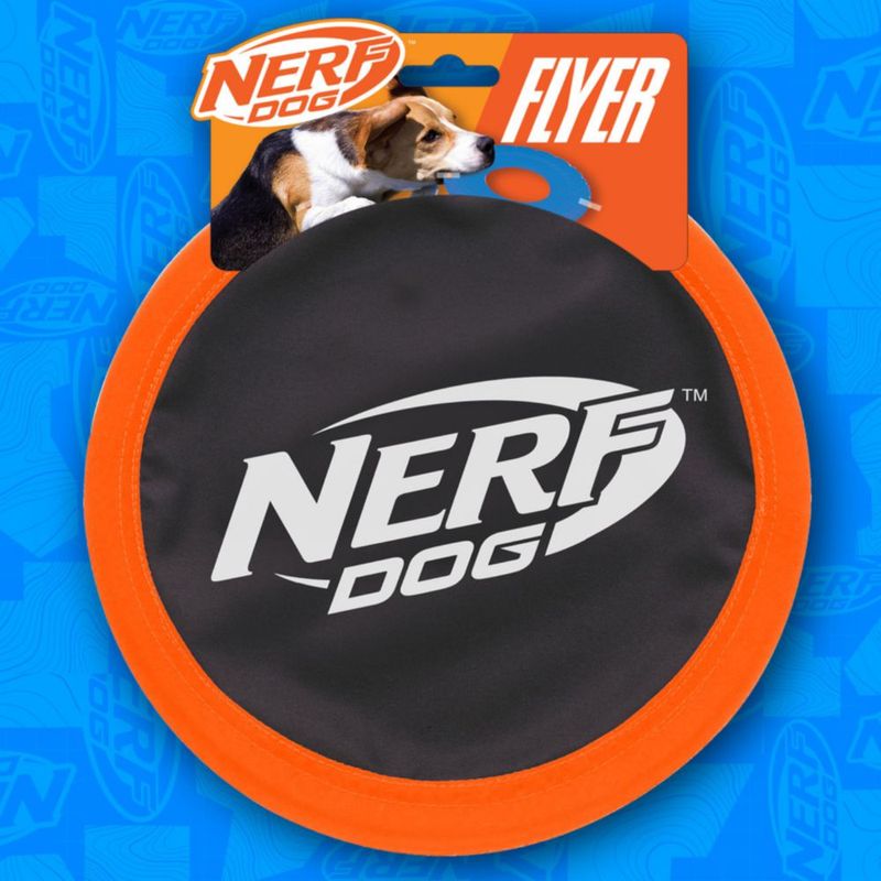 Juguete para perro Nerf Dog 27 cm disco volador resistente al agua naranja