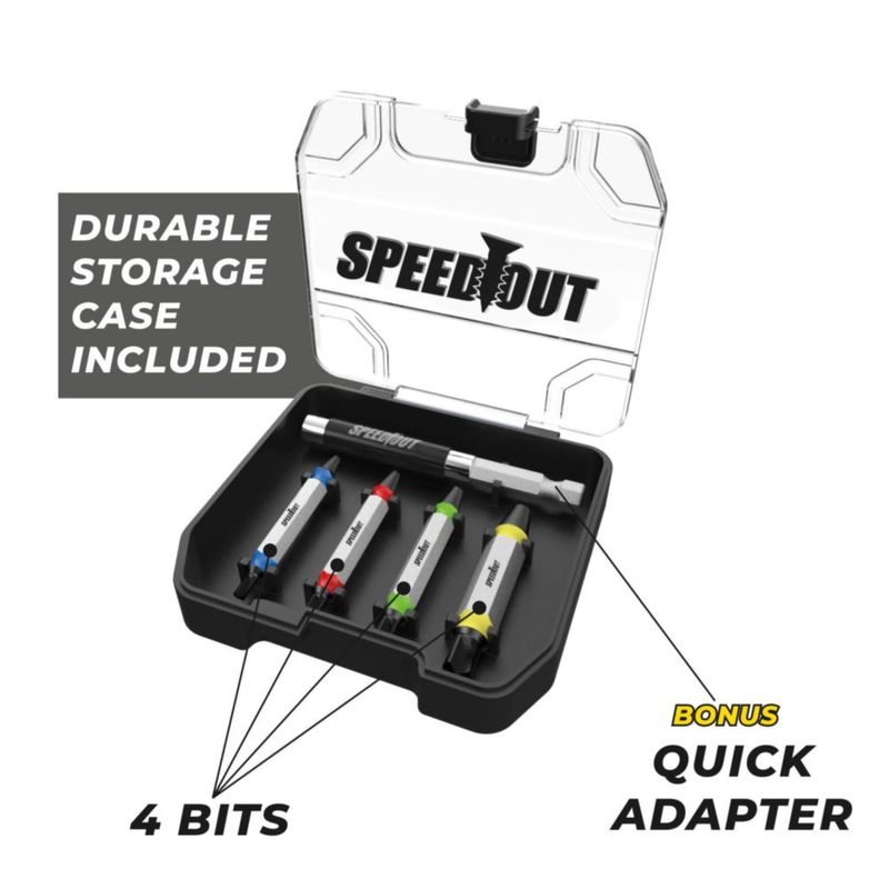 Juego de Extractores de Tornillos de Impacto Ontel de 5 Piezas