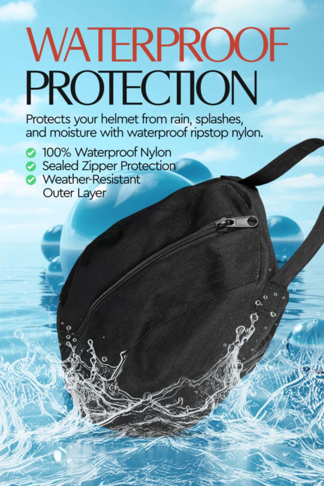 Bolsa para casco HORZE impermeable de nylon 42x28x23 cm