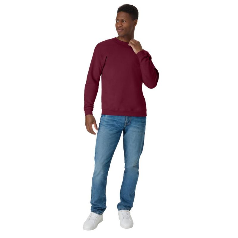 Sudadera Hanes EcoSmart Fleece 3XL Granate