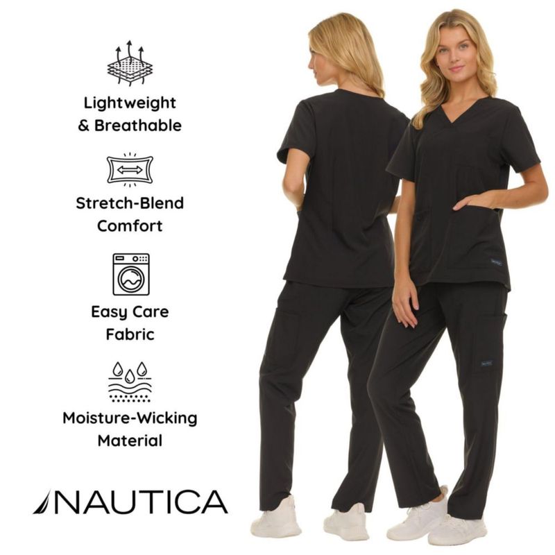 Juego de Batas Nautica Mujer 2 Piezas – Top y Pantalón Stretch