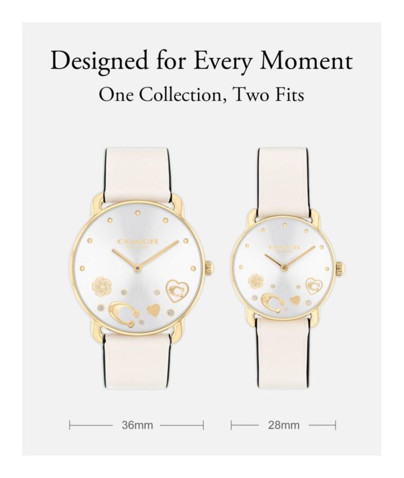 Reloj Coach Elliot 36 mm Resistente al Agua