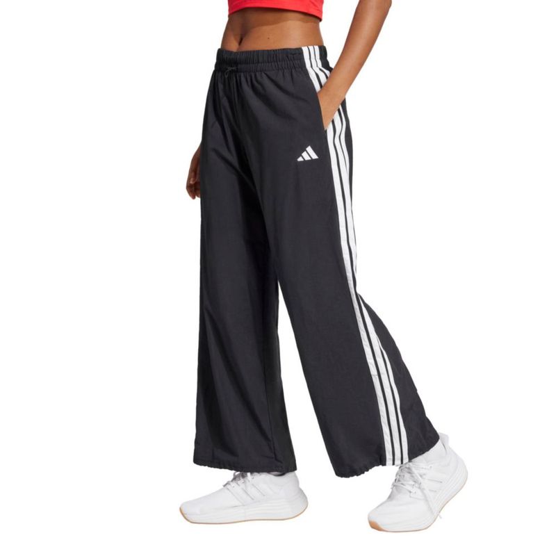 Pantalones adidas 3-Stripes tejido negro/blanco XS