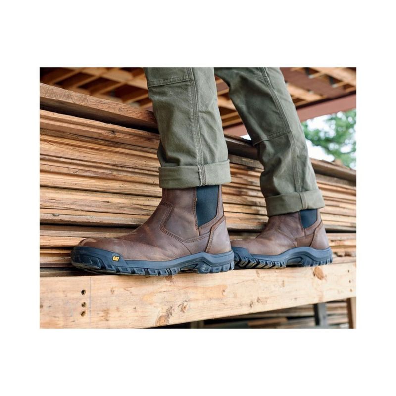 BOTA CAT Wheelbase con puntera de acero color Arcilla 43 EU