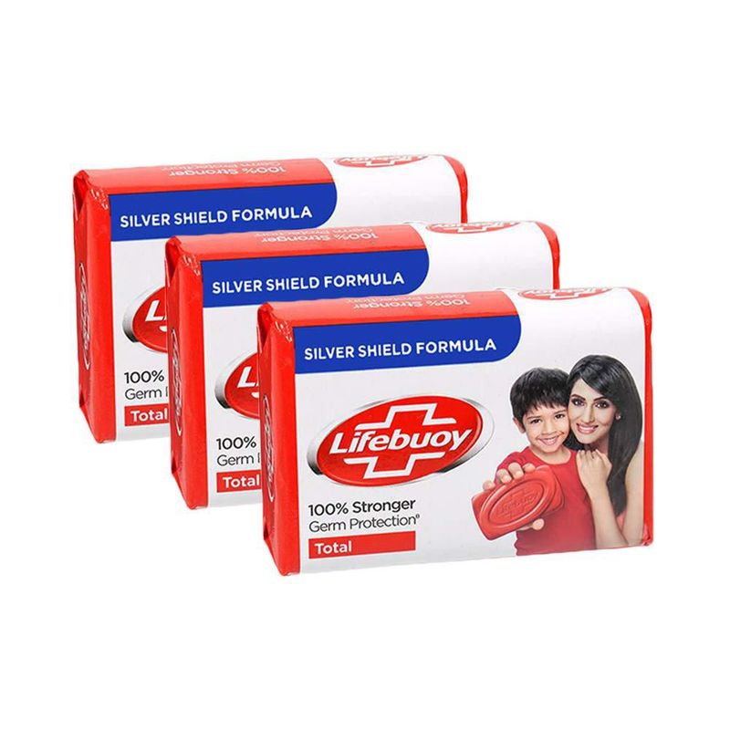 Jabón en barra Lifebuoy Total 10 125 g (12 barras)