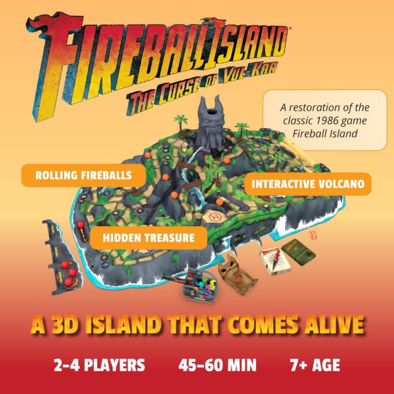 Juego de mesa Restoration Games Fireball Island