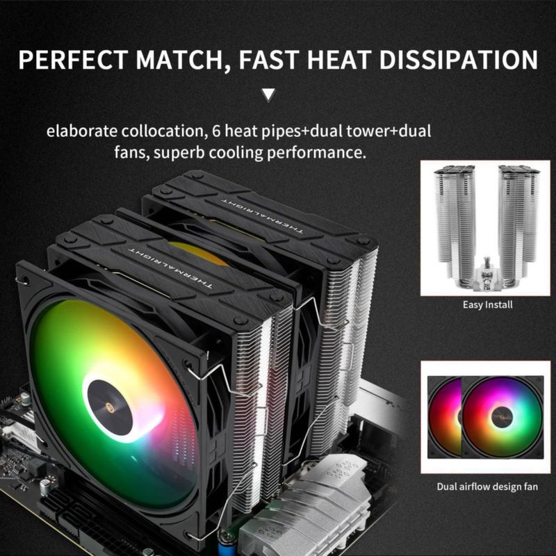 Disipador de CPU Thermalright Peerless 120 ARGB V3