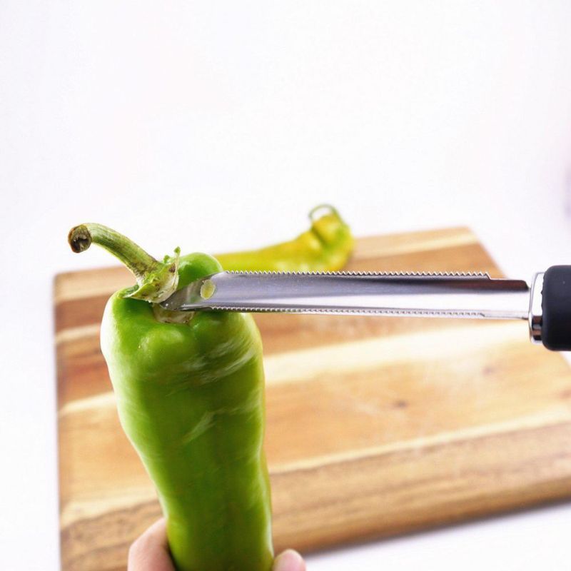 Cortador de Pimientos i Kito 23 cm Acero Inoxidable Dentado