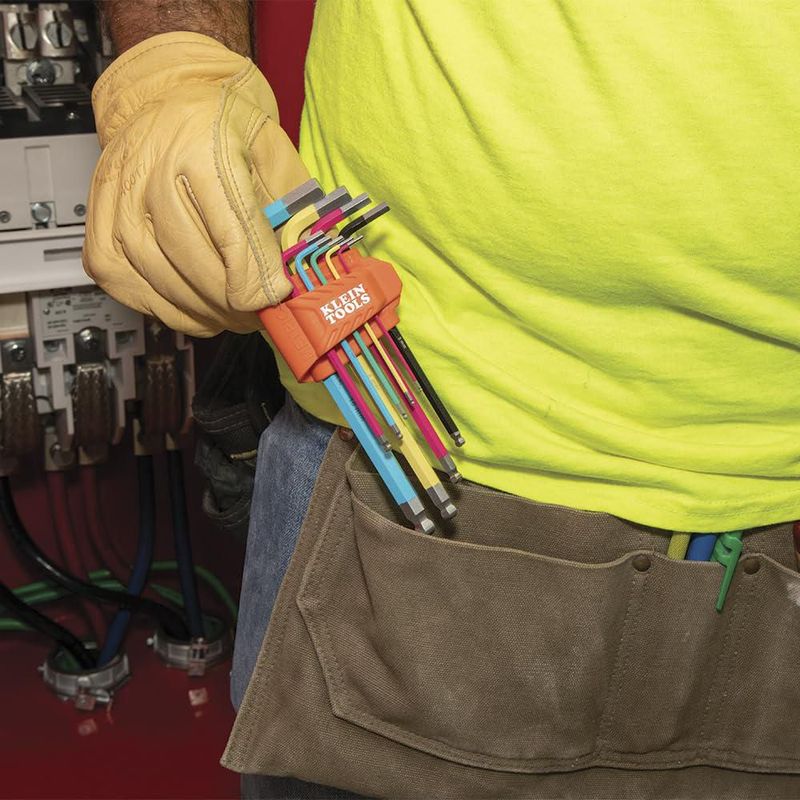 Juego de llaves Allen métricas de 9 piezas KLEIN TOOLS