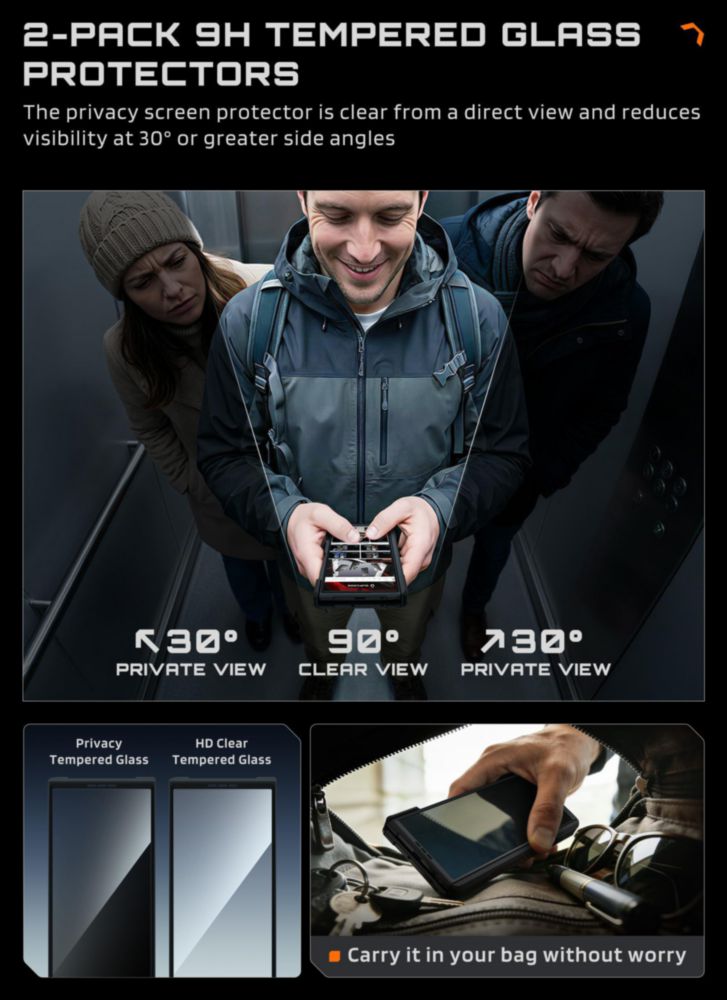 Funda SUPCASE Galaxy Z Trifold con soporte y aramida