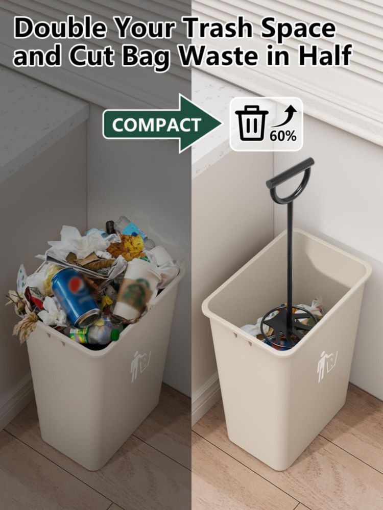 Compactador de basura AMENER 50 cm manual todo metal