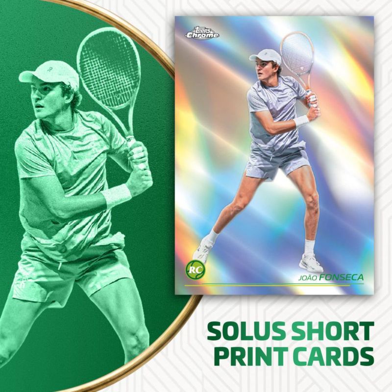 Cartas coleccionables Topps Chrome Tennis – Caja de valor