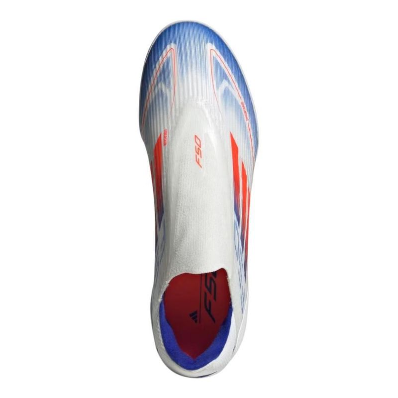 Tenis adidas hombre f50 league laceless blanco futbol rapido
