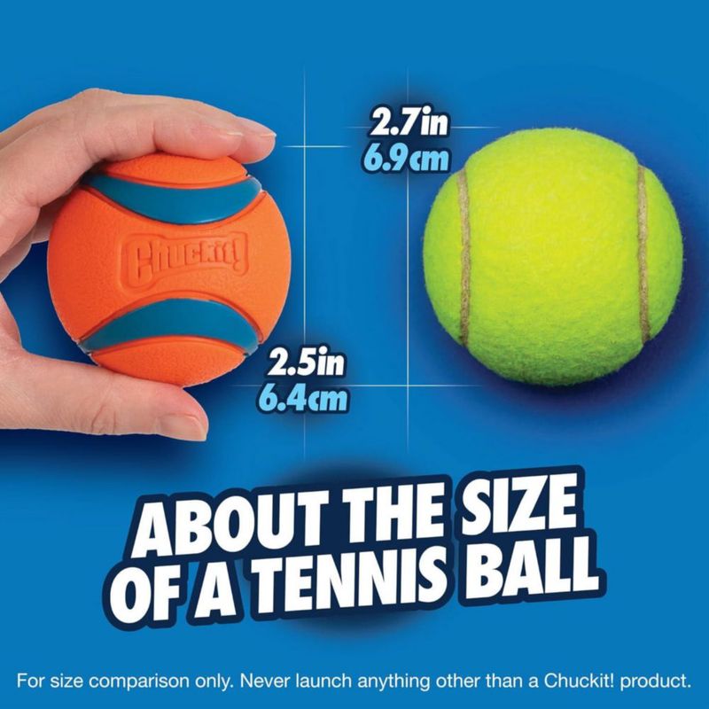 Juguete para perros Chuckit! Ultra Ball para perros de 9 a 27 kg goma duradera