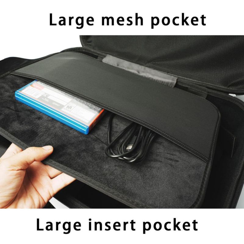 Estuche rígido RIGICASE para PS5 PS5 PRO y PS5 Slim con asa y correa
